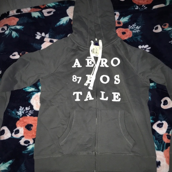 Aeropostale zip sweat shirt - Picture 1 of 2